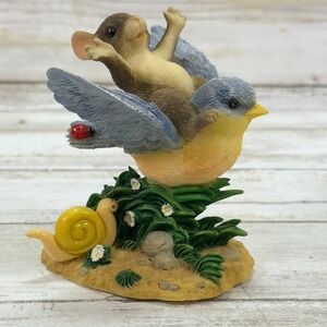 Fitz & Floyd Charming Tails Figure "Riding on the Wings of friendship"‎ in Box